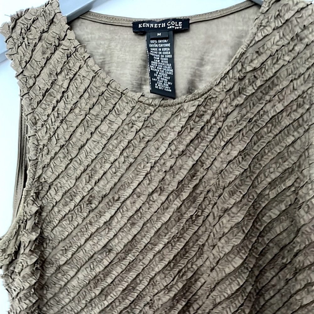 ***3 for $15***Kenneth Cole Olive Green Tank Top, Size M